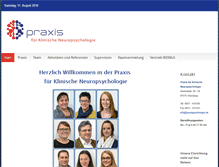 Tablet Screenshot of neuropsychologie.de